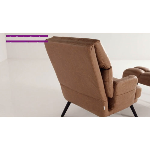 Mercury Row® Alida 29.52'' Wide Lounge Chair and Ottoman & Reviews